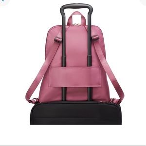 Tumi back pack with pouch